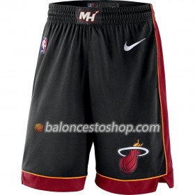 Miami Heat Hombre Pantalones Negro 2018-19 Nike Swingman